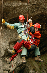 Rescue Climber and Victim