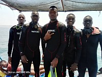 Our Dive buddies in Zambia