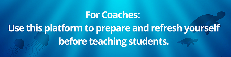 Freediving Coaches Preparation Reminder